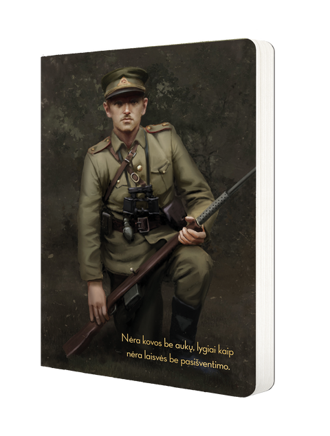 LIETUVOS PATRIOTO KNYGA-UŽRAŠINĖ: įkvėpta garsiausio Lietuvos partizano Adolfo Ramanausko-Vanago dvasios