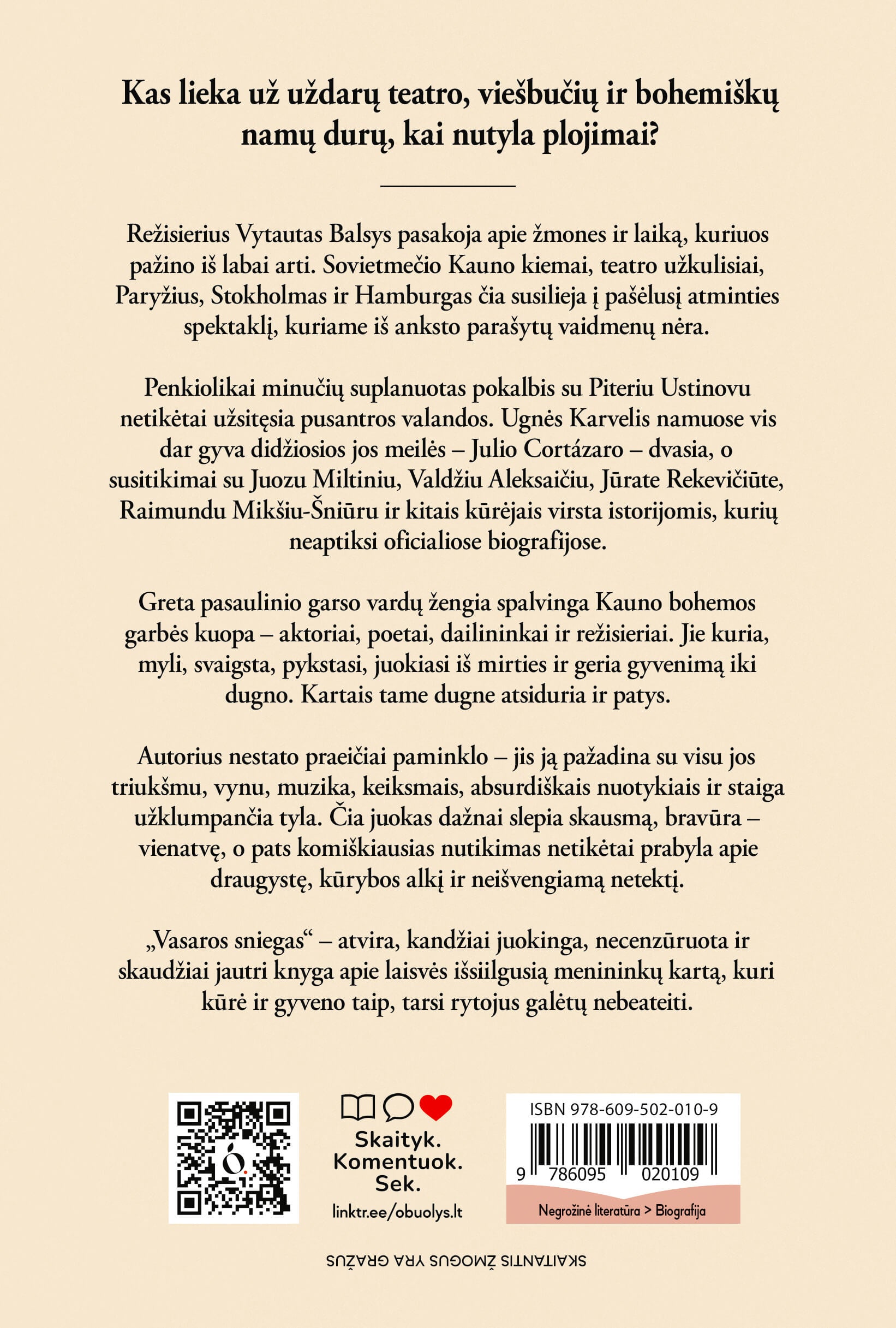 Vasaros sniegas. Bohemos dienoraštis + autografas