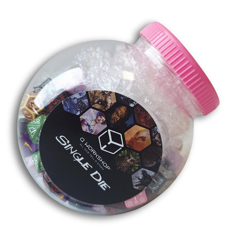 Kauliukų rinkinys D4, D6, D8, D10, D12, D20 ir D100 150 vnt. Q-workshop