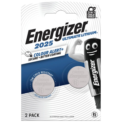 Energizer CR2025 Ultimate monetinės ličio baterijos, 2 vnt.
