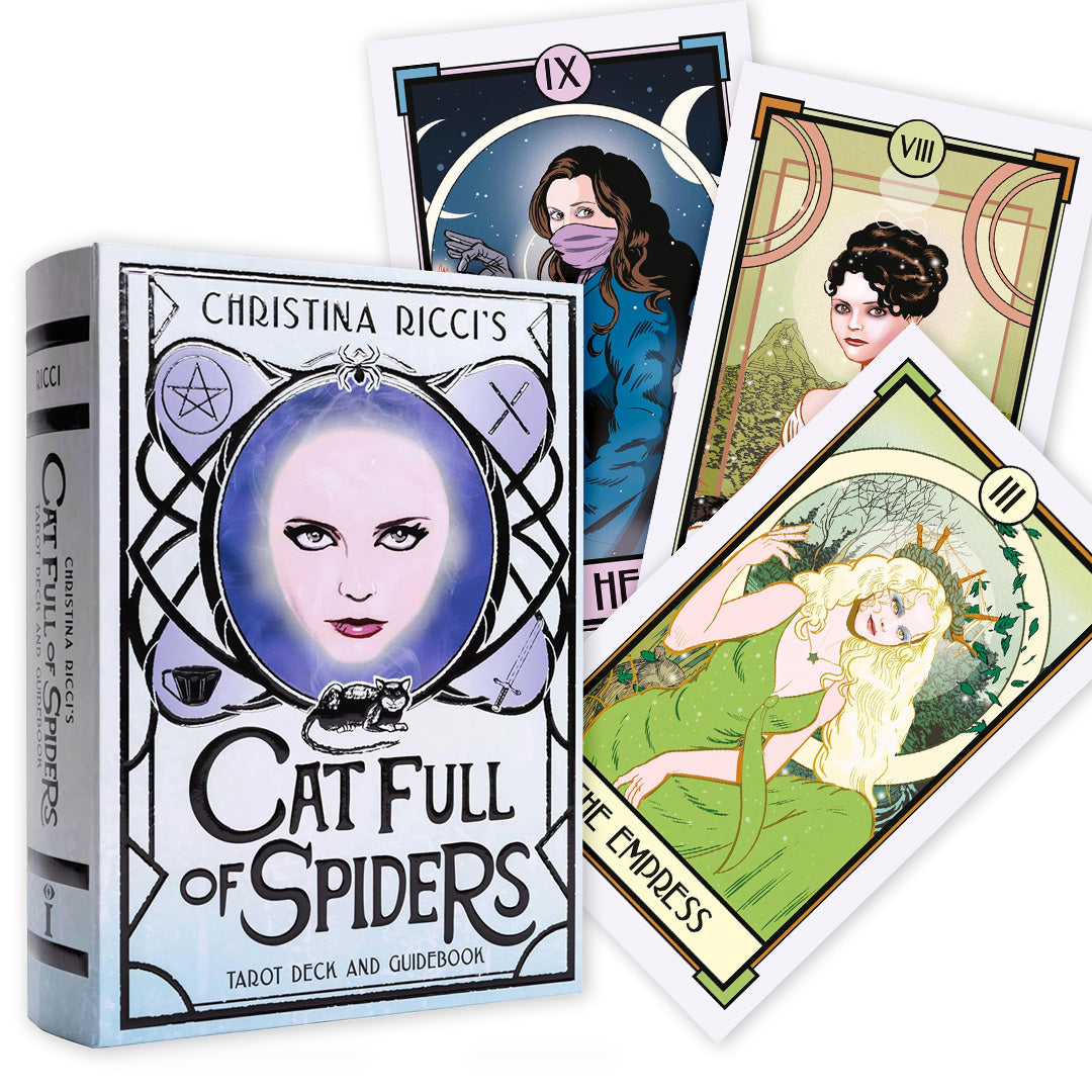 Christina Ricci's Cat Full of Spiders Taro kortos ir vadovas Insight Editions
