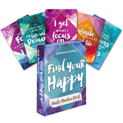 Find Your Happy - Daily Mantra kortos Beyond Words