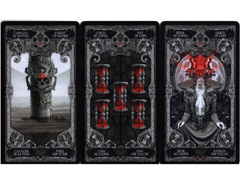 XIII Tarot by Nekro Taro kortos Fournier