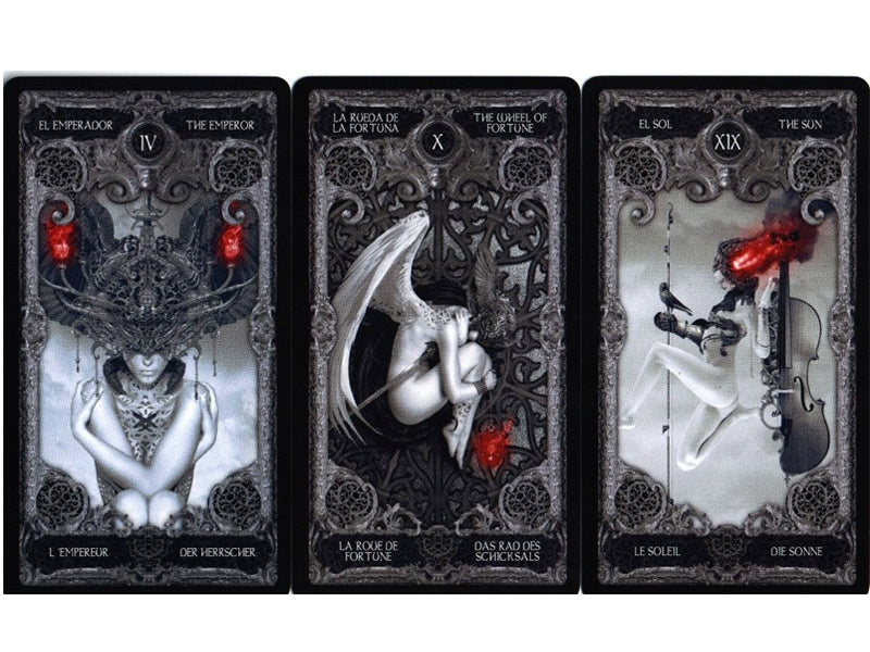 XIII Tarot by Nekro Taro kortos Fournier
