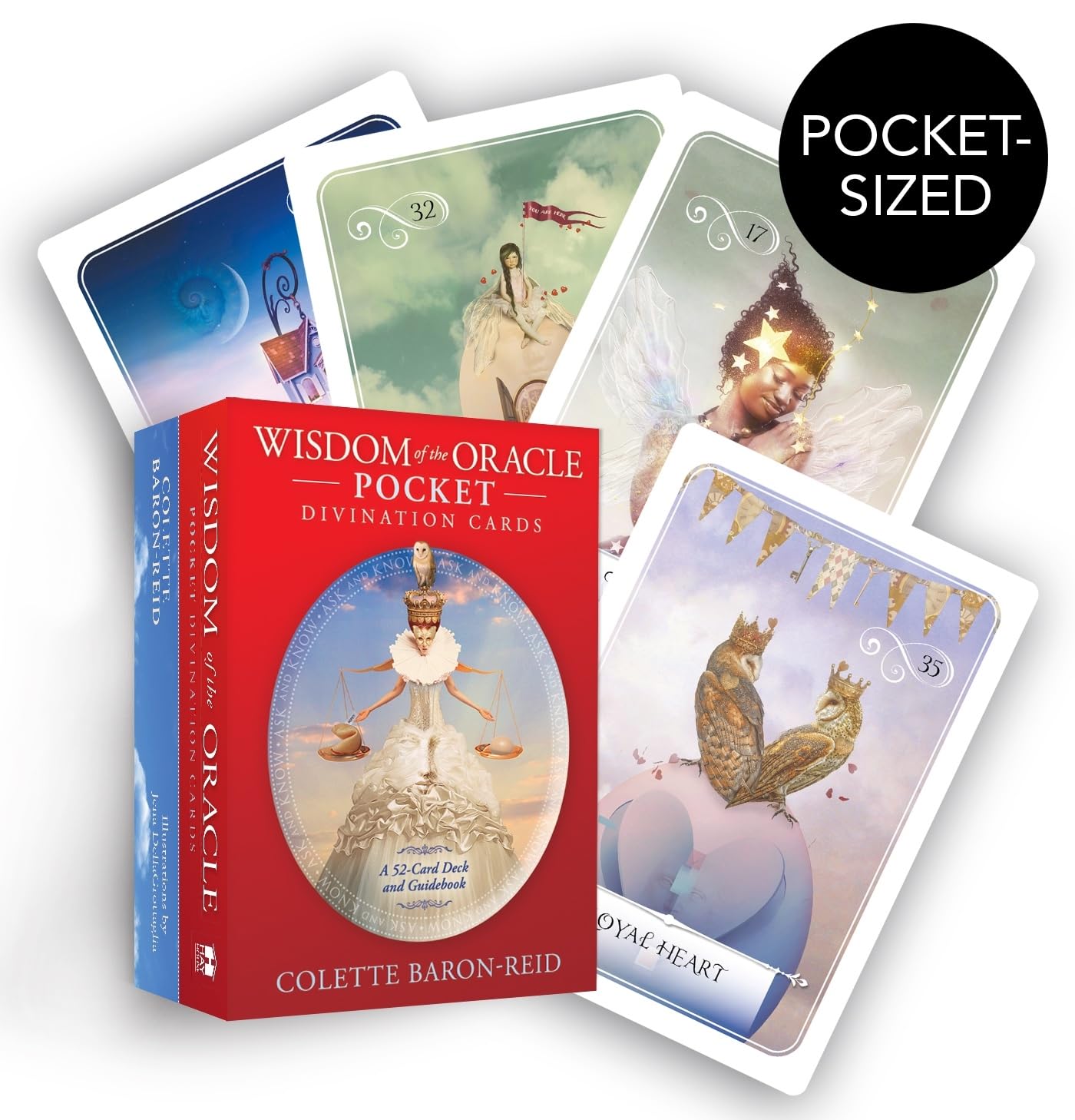 Wisdom of the Oracle Pocket Divination kišeninės orakulo kortos Hay House
