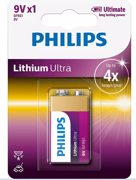 Philips Ultra 6FR61 9V baterijos 1 vnt.