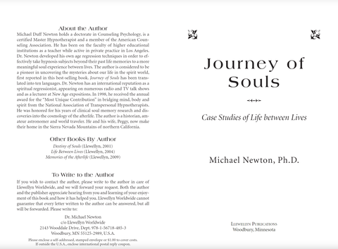Journey of Souls knyga Llewellyn