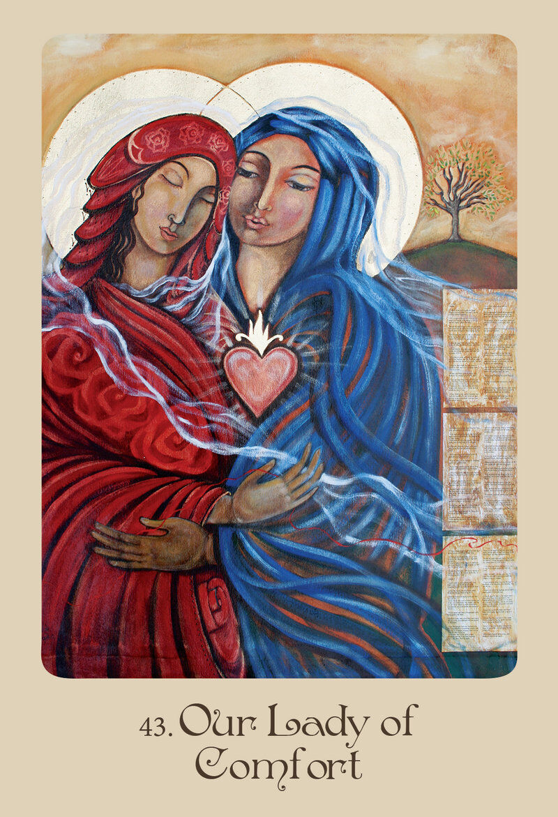 Mother Mary Oracle kortos Blue Angel