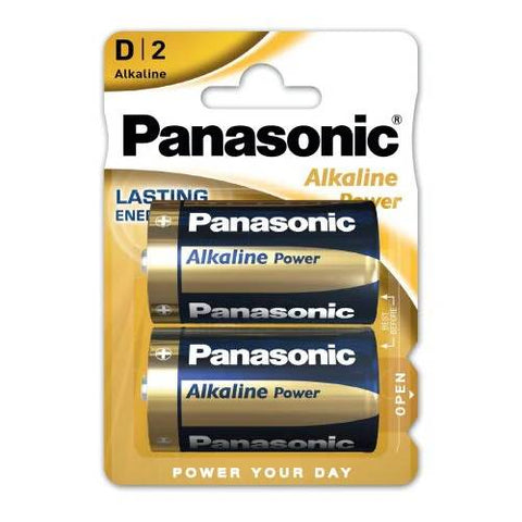 Panasonic D LR20 Alkaline Power šarminės baterijos 2 vnt.