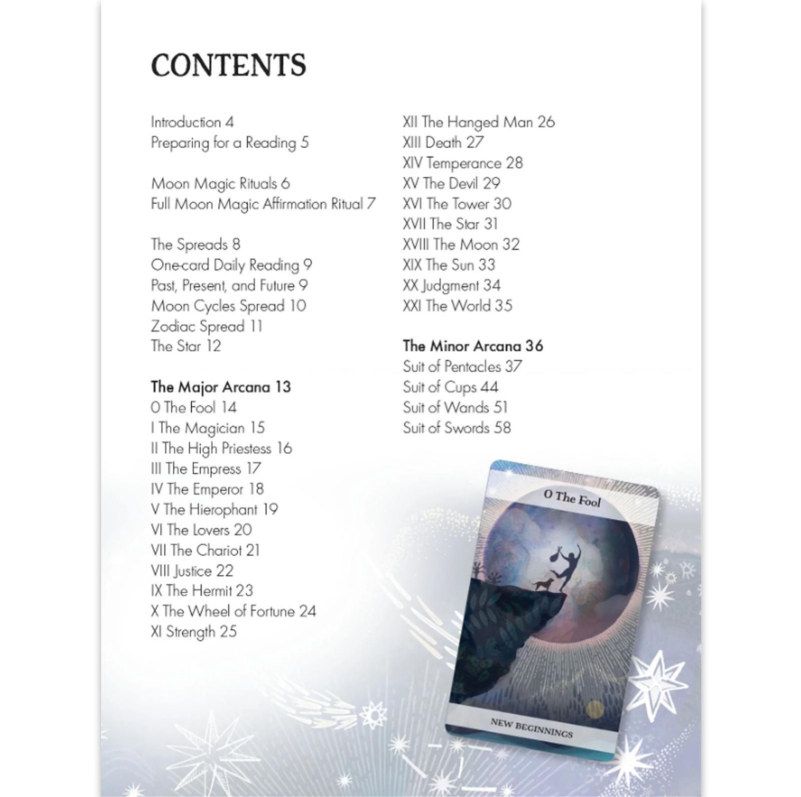 The Moon and Stars Taro kortos Cico Books