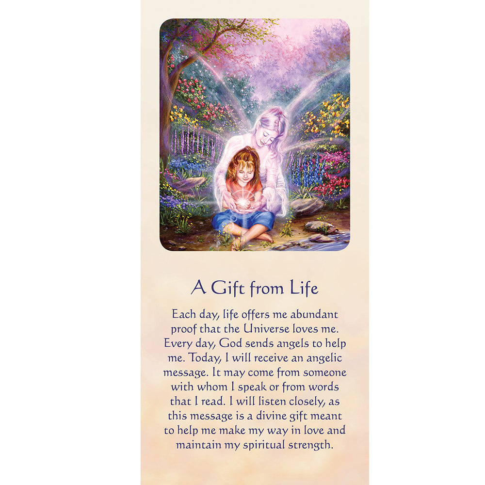 Inspirational kortos Messages of Life Blue Angel