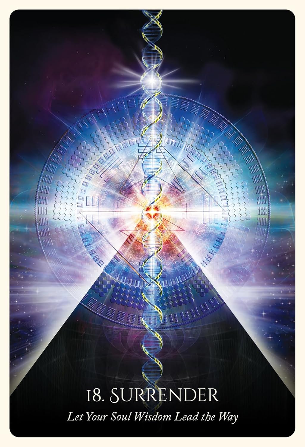The Secret Language of Darkness Oracle kortos Blue Angel
