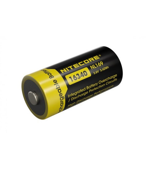 NITECORE 16340 NL169 950mAh baterija 1 vnt.