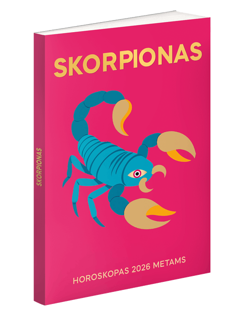 SKORPIONAS: išsamus asmeninis Jūsų horoskopas 2026 metams