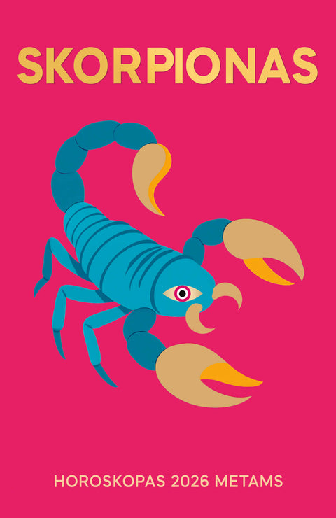 SKORPIONAS: išsamus asmeninis Jūsų horoskopas 2026 metams
