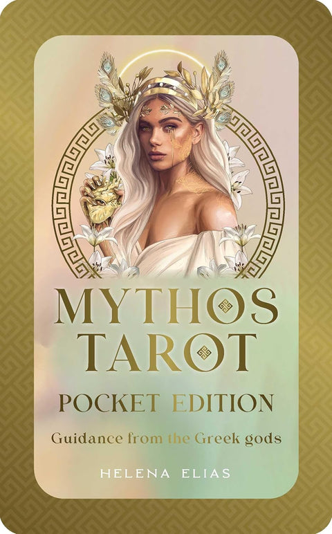 Mythos Taro kortos kišeninis leidimas metalinėje dėžutėje Rockpool Publishing
