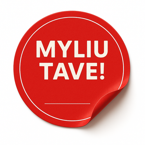 LIPDUKAS „MYLIU TAVE!“: mažas, bet šiltas dovanos akcentas