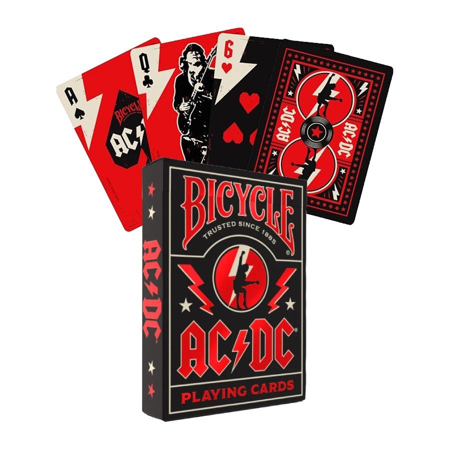 AC/DC žaidimo kortos Bicycle - OBUOLYS