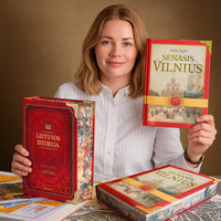 Adolfas Šapoka – LIETUVOS ISTORIJA + SENASIS VILNIUS (kolekcinis rinkinys) - OBUOLYS