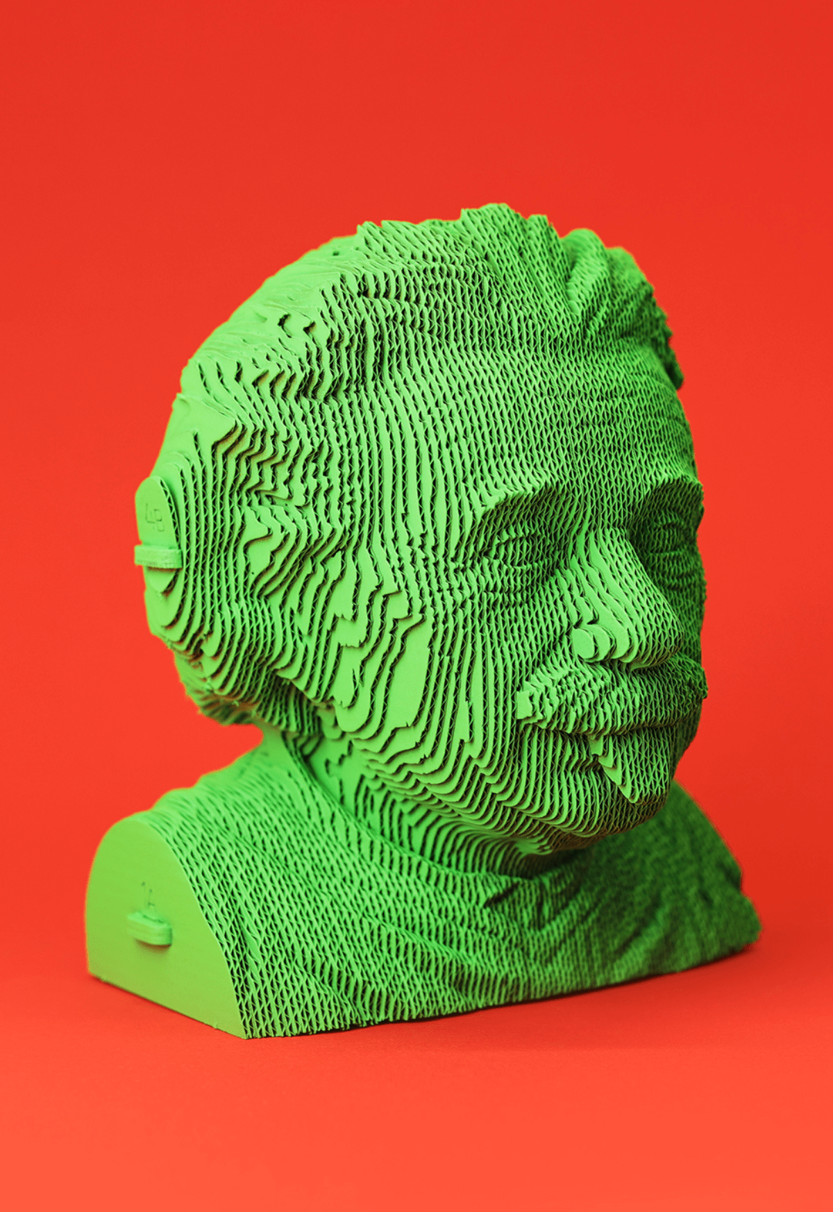 ALBERTAS EINŠTEINAS: surenkama 3D dėlionė - skulptūra - OBUOLYS