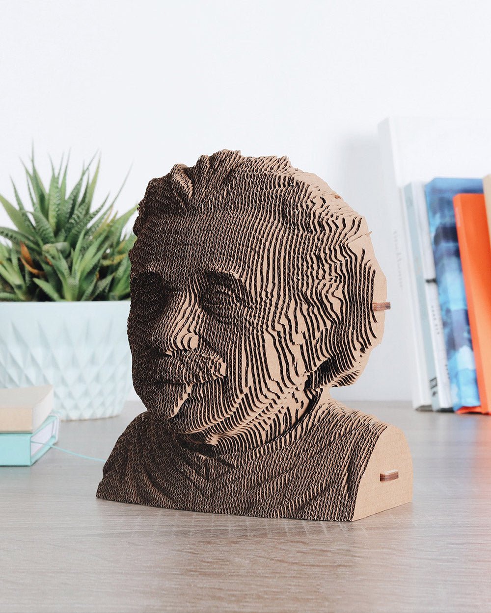 ALBERTAS EINŠTEINAS: surenkama 3D dėlionė - skulptūra - OBUOLYS
