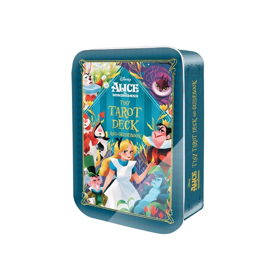 Alice in Wonderland kišeninio dydžio Taro kortos Insight Editions - OBUOLYS