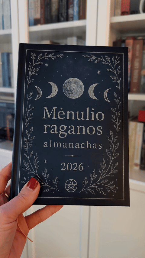 Mėnulio raganos almanachas 2026 – ritualai, burtai ir mėnulio kalendorius