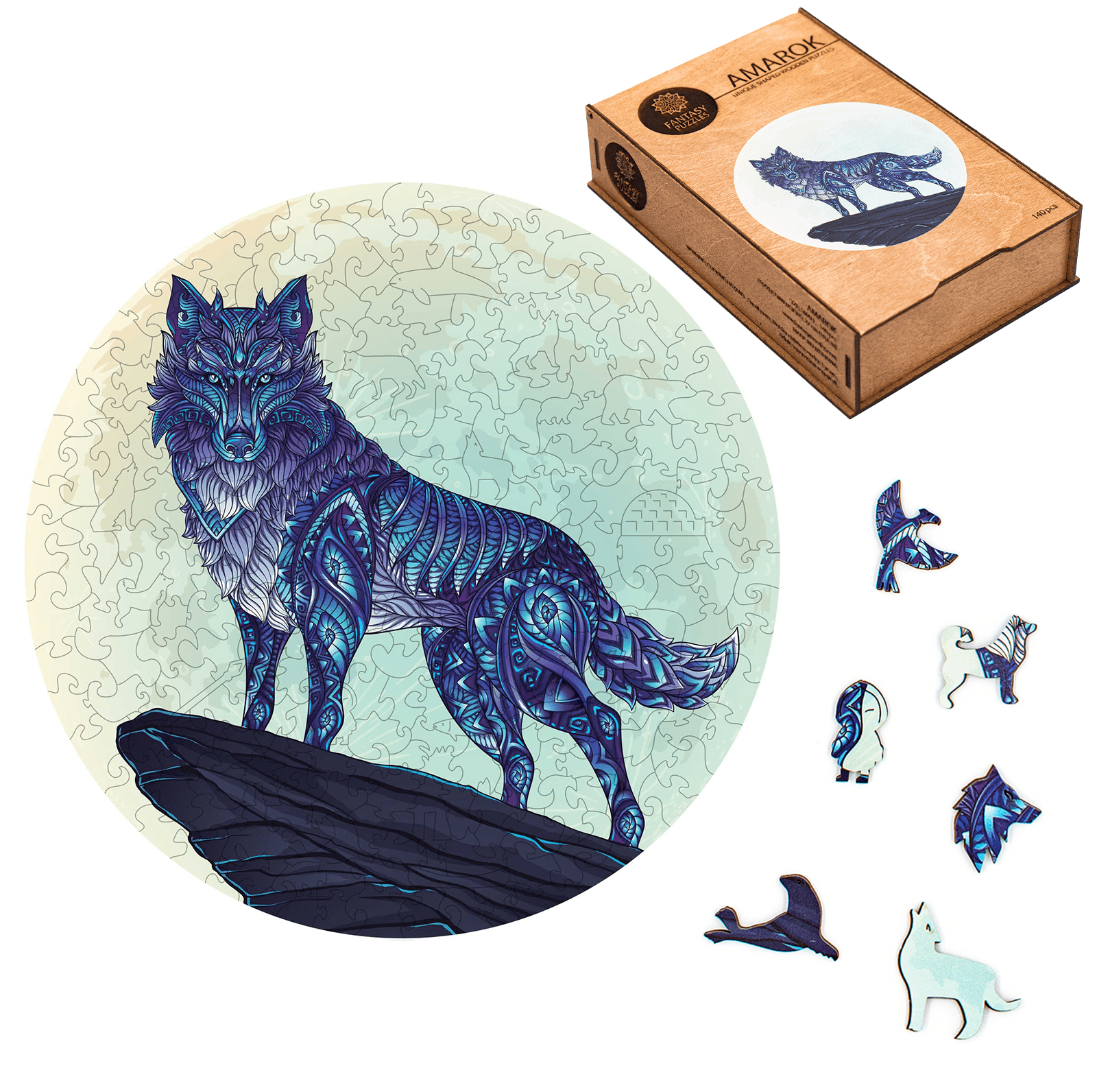 Amarok Dėlionė Iš Medžio L Dydis (270 detalių) Fantasy Puzzles - OBUOLYS