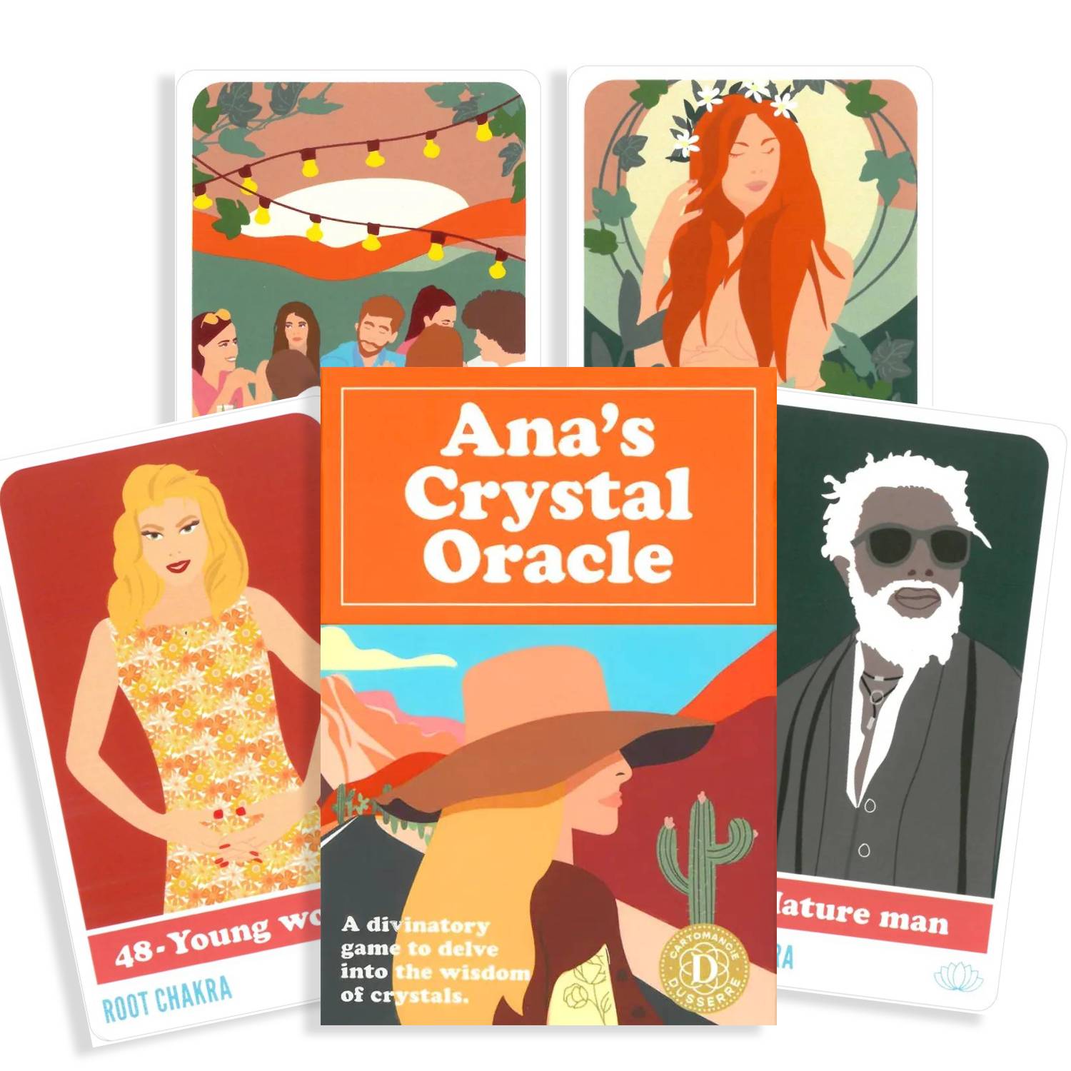 Ana's Crystal Oracle kortos US Games Systems - OBUOLYS