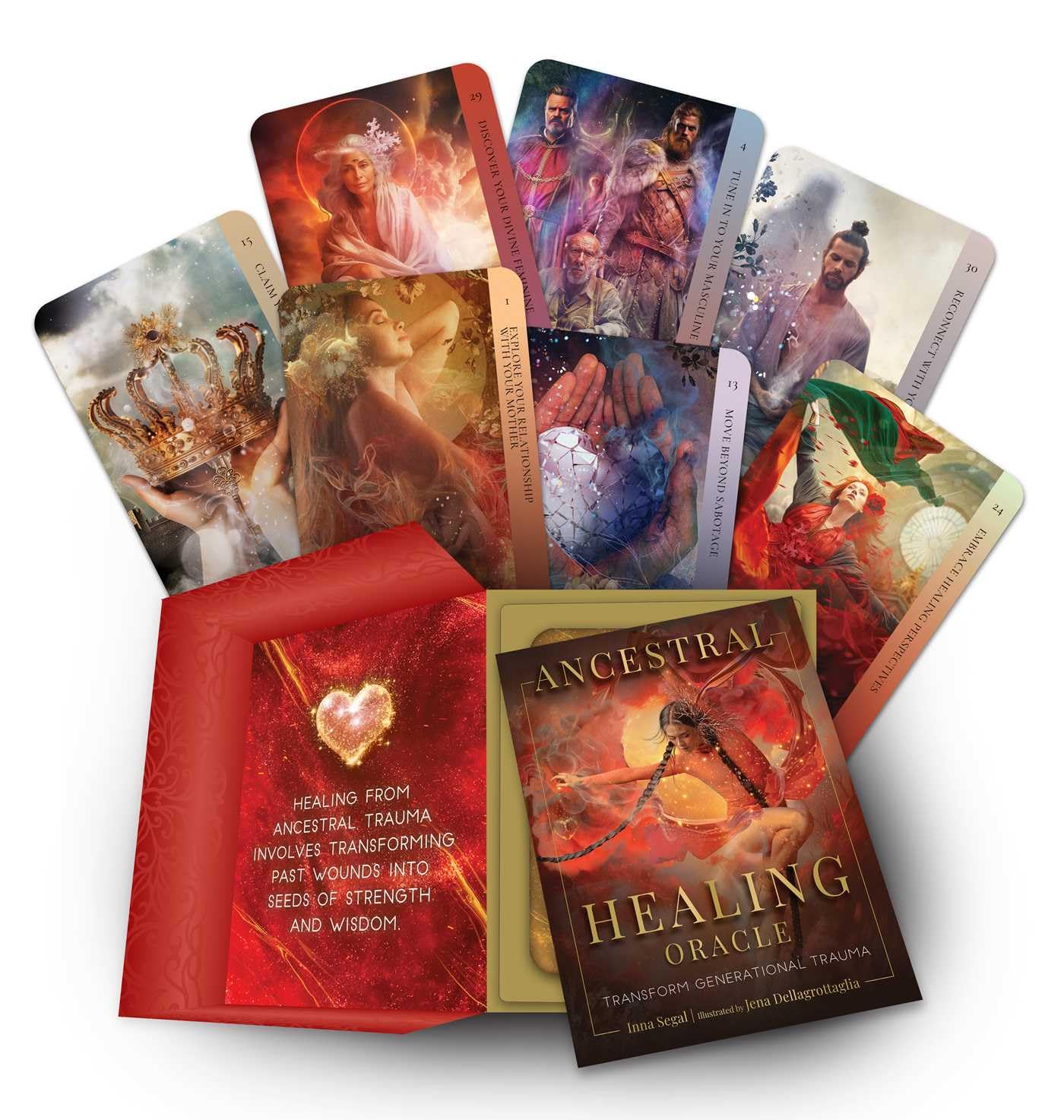 Ancestral Healing Oracle kortos Rockpool Publishing - OBUOLYS