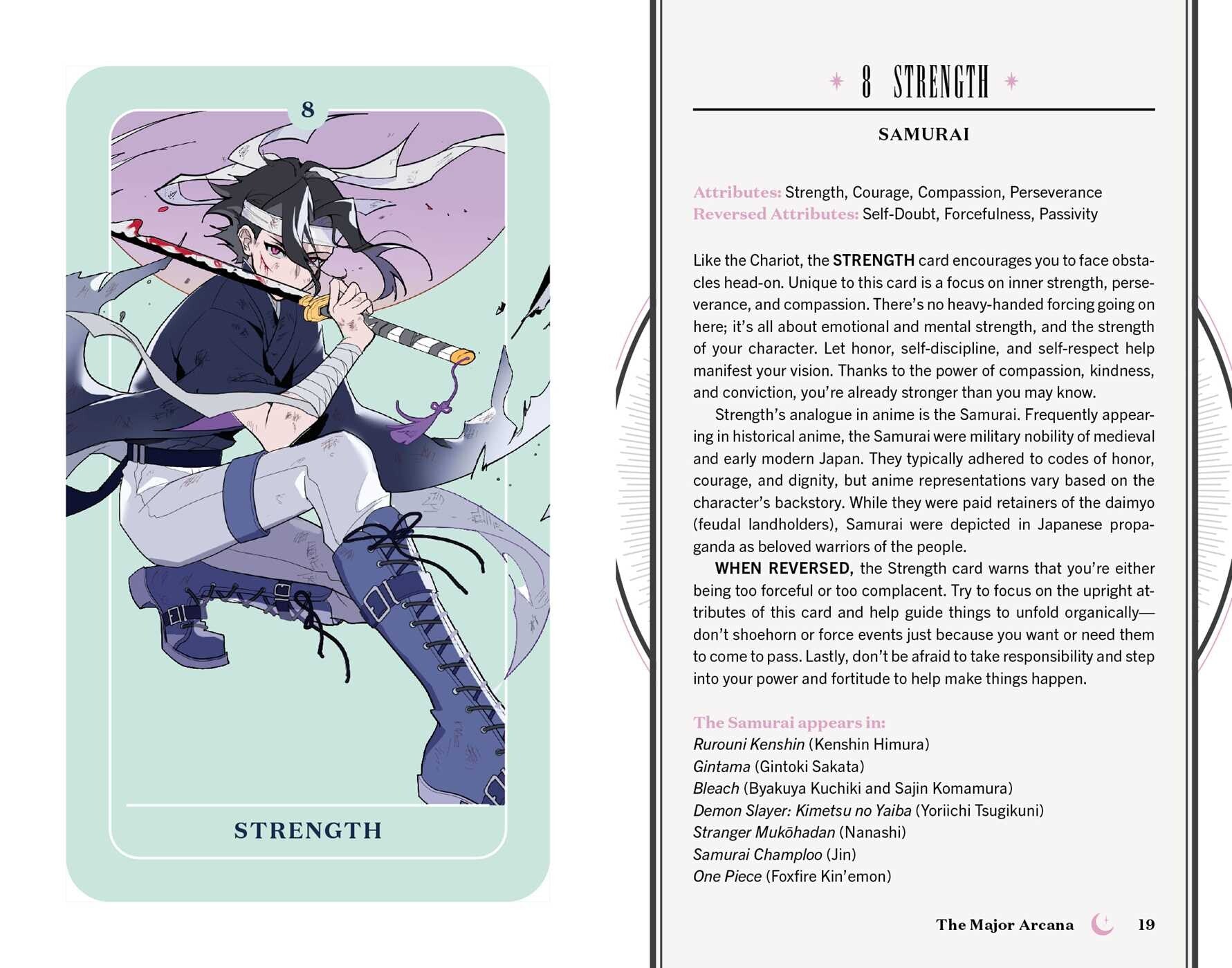Anime Tarot kortos Simon Element - OBUOLYS