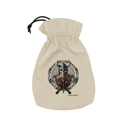 Anne Stokes Viking Skull kauliukų maišelis Q - Workshop - OBUOLYS