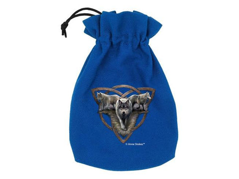 Anne Stokes Wolf Trio kauliukų maišelis Q - Workshop - OBUOLYS