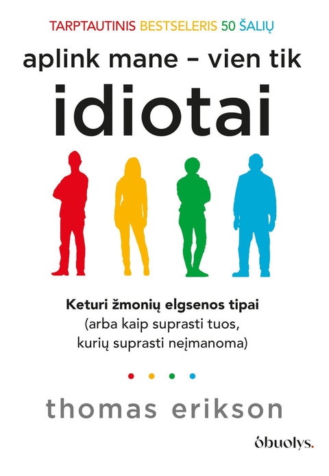 APLINK MANE – VIEN TIK IDIOTAI: garsiausias psichologijos bestseleris Skandinavijoje - OBUOLYS