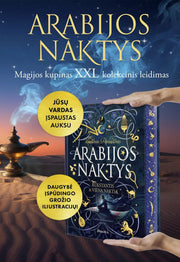 ARABIJOS NAKTYS: gražiausios spalvotai iliustruotos „Tūkstantis ir viena naktis“ istorijos (Knygos su defektais) - OBUOLYS