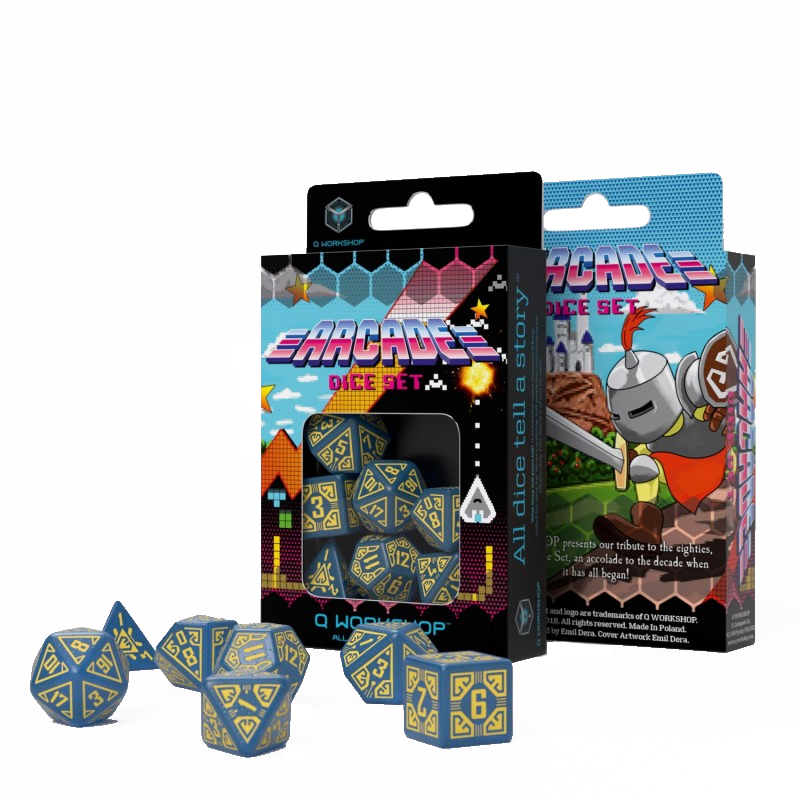 Arcade RPG kauliukų rinkinys - OBUOLYS