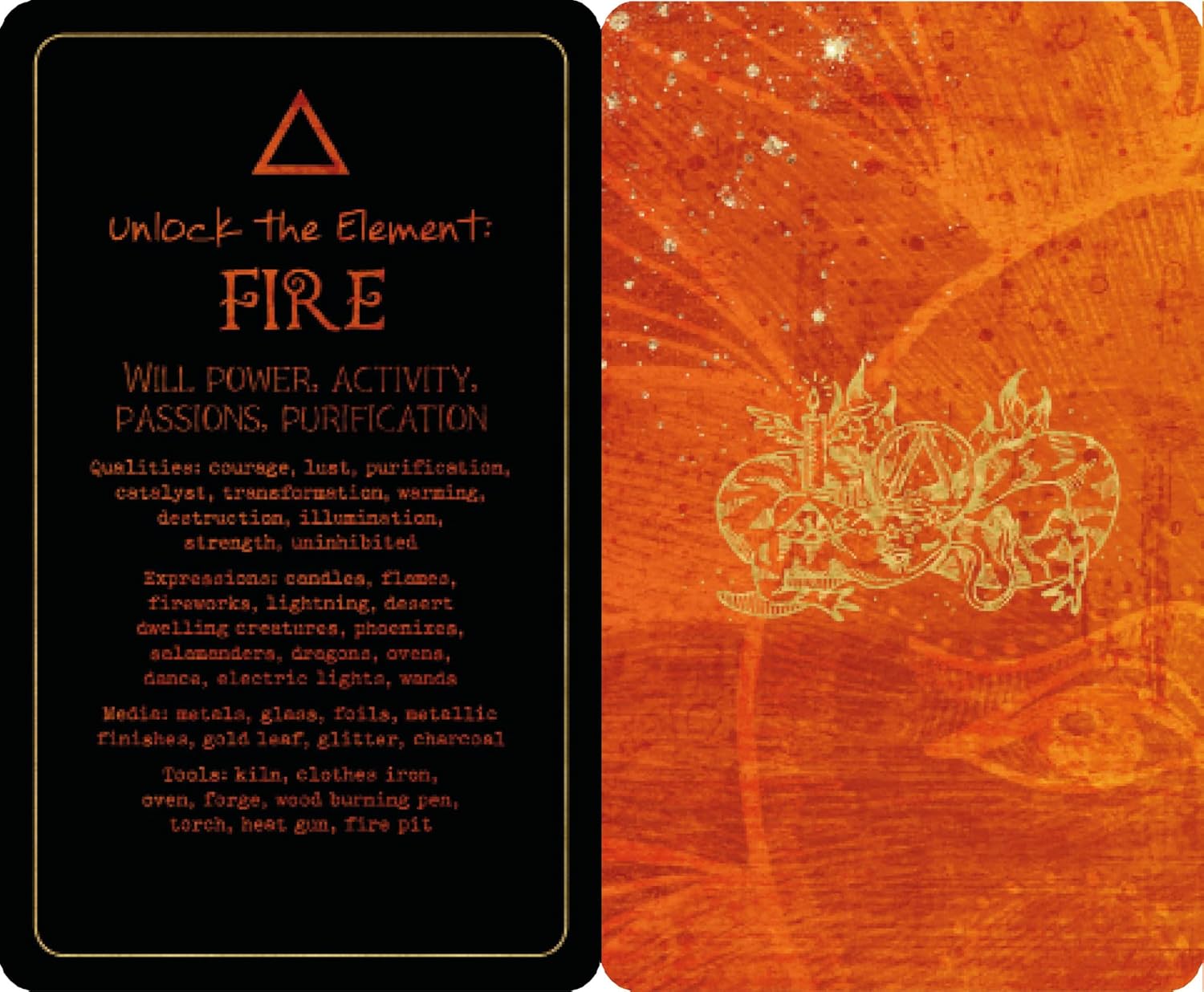 Art Magick įkvėpimo kortos David & Charles - OBUOLYS