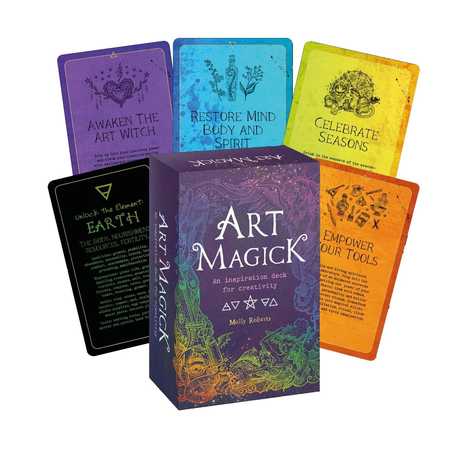 Art Magick įkvėpimo kortos David & Charles - OBUOLYS