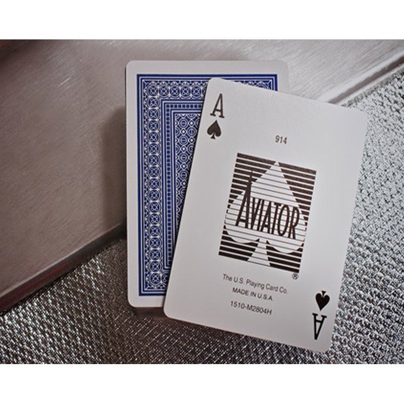 Aviator Jumbo pokerio kortos (Mėlynos) - OBUOLYS