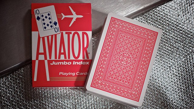 Aviator Jumbo pokerio kortos (Raudonos) - OBUOLYS