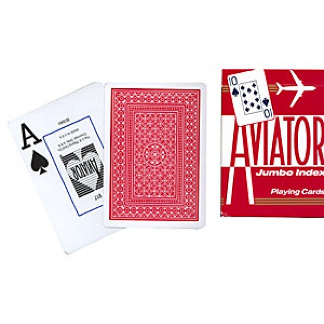 Aviator Jumbo pokerio kortos (Raudonos) - OBUOLYS