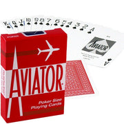 Aviator Standard pokerio kortos (Raudonos) - OBUOLYS