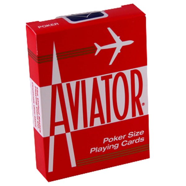 Aviator Standard pokerio kortos (Raudonos) - OBUOLYS