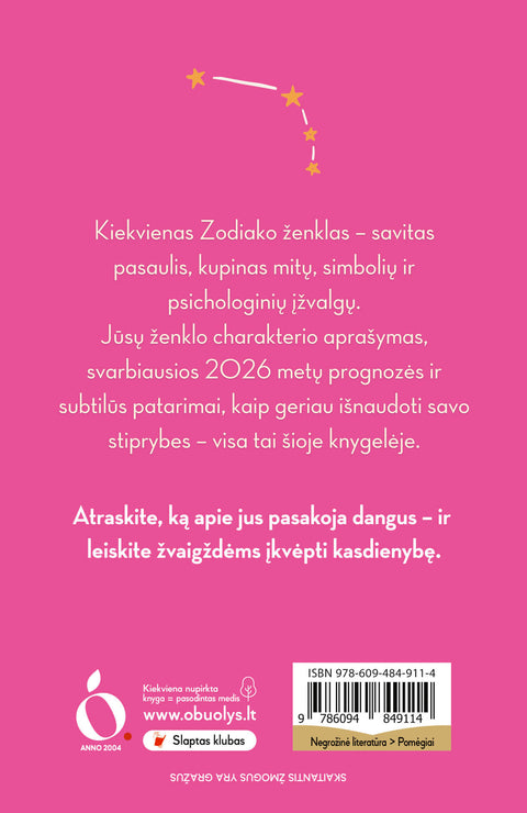 AVINAS: išsamus asmeninis Jūsų horoskopas 2026 metams - OBUOLYS