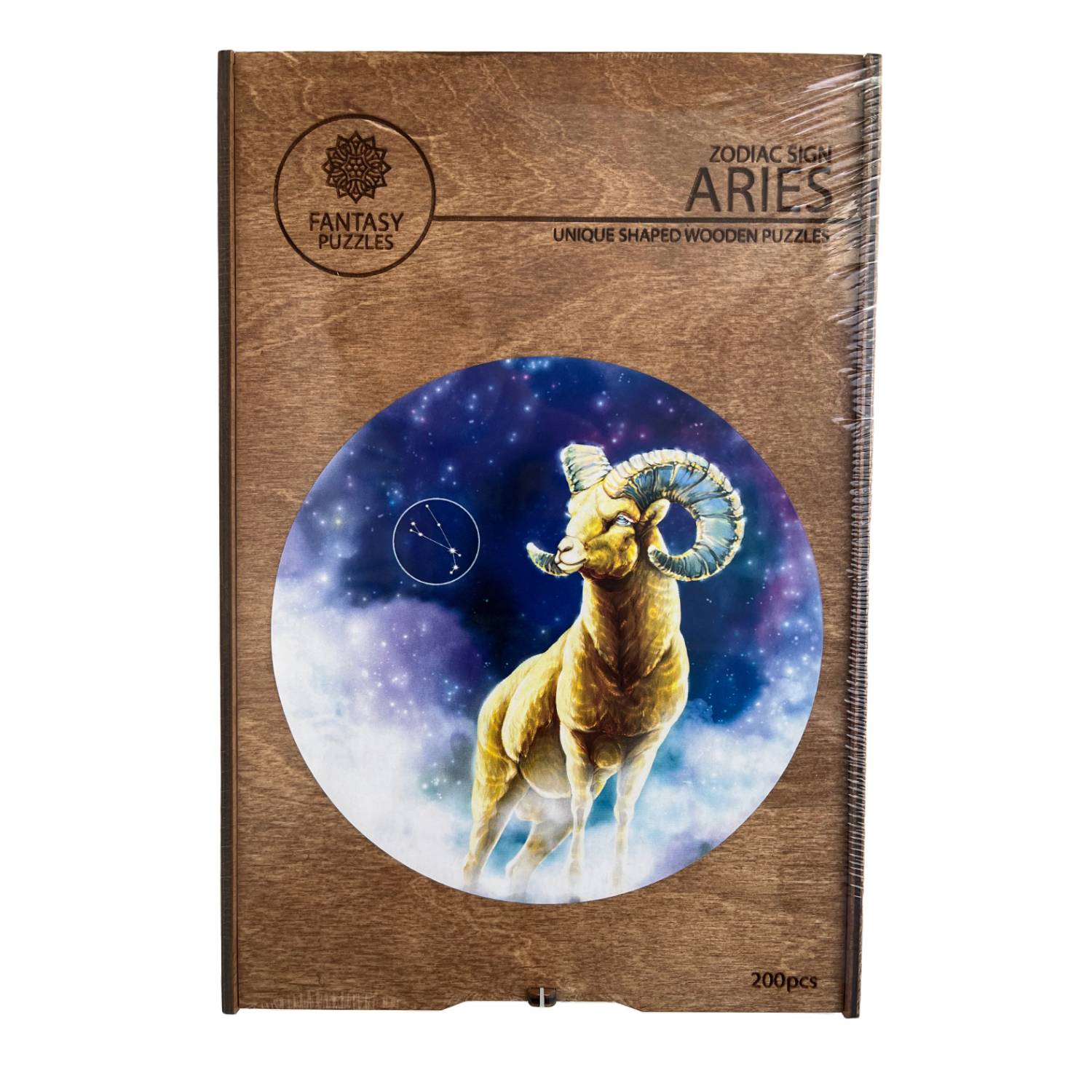 Avinas (Zodiakai) Dėlionė Iš Medžio (200 detalių) Fantasy Puzzles - OBUOLYS