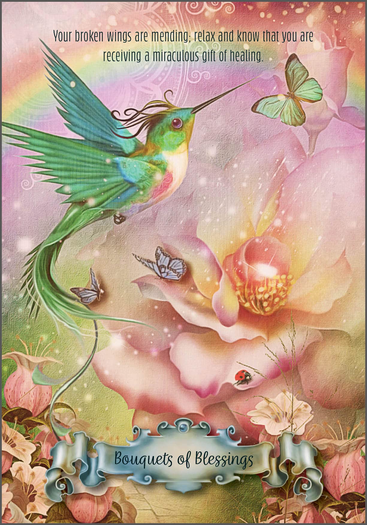 Hummingbird Wisdom Oracle kortos Schiffer Publishing
