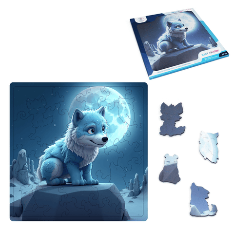 Baby Amarok Dėlionė Iš Medžio (30 detalių) Fantasy Puzzles - OBUOLYS