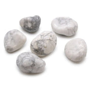Baltasis Haulitas – magnezitas (6 vnt. L dydžio) Ancient Wisdom - OBUOLYS