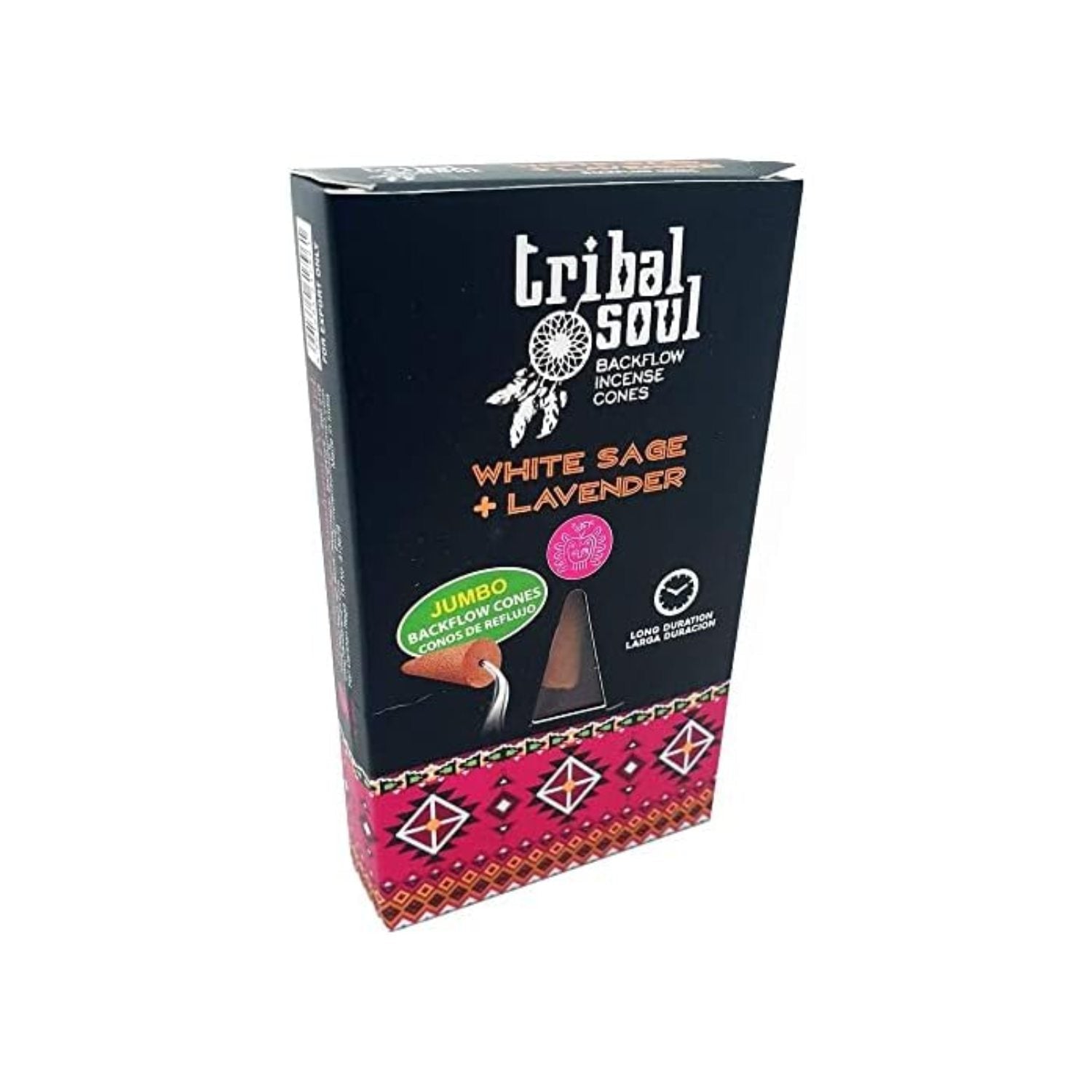Baltasis šalavijas + levanda – Tribal Soul Backflow Incense kūginiai smilkalai Hari Darshan - OBUOLYS