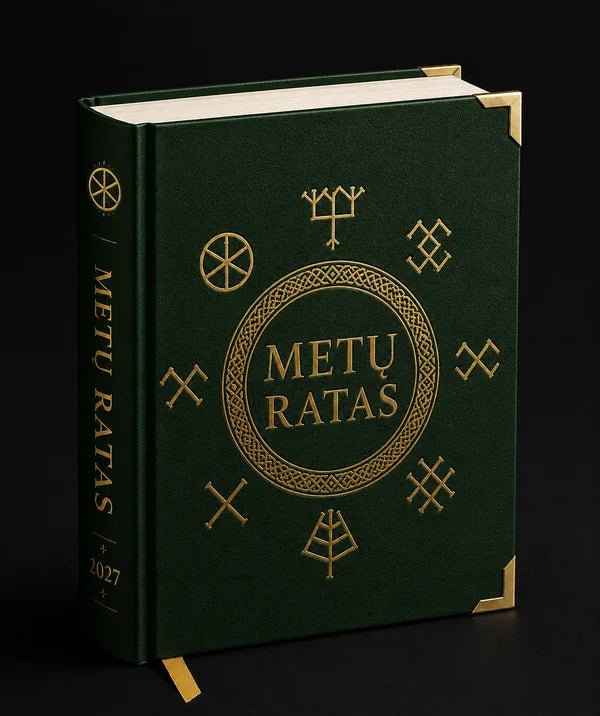 Baltų metų ratas: 2027 m. darbo ir baltiškų tradicijų knyga - OBUOLYS